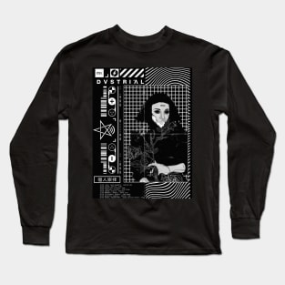 Cyberpunk Vaporwave Gothic Girl Long Sleeve T-Shirt